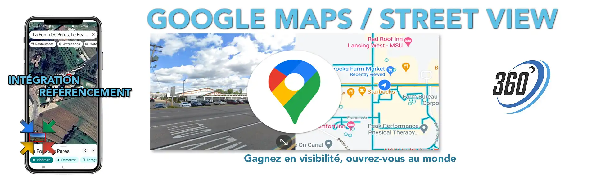 GOOGLE MAPS / GOOGLE STREET-VIEW par DRAGUIDRONES360